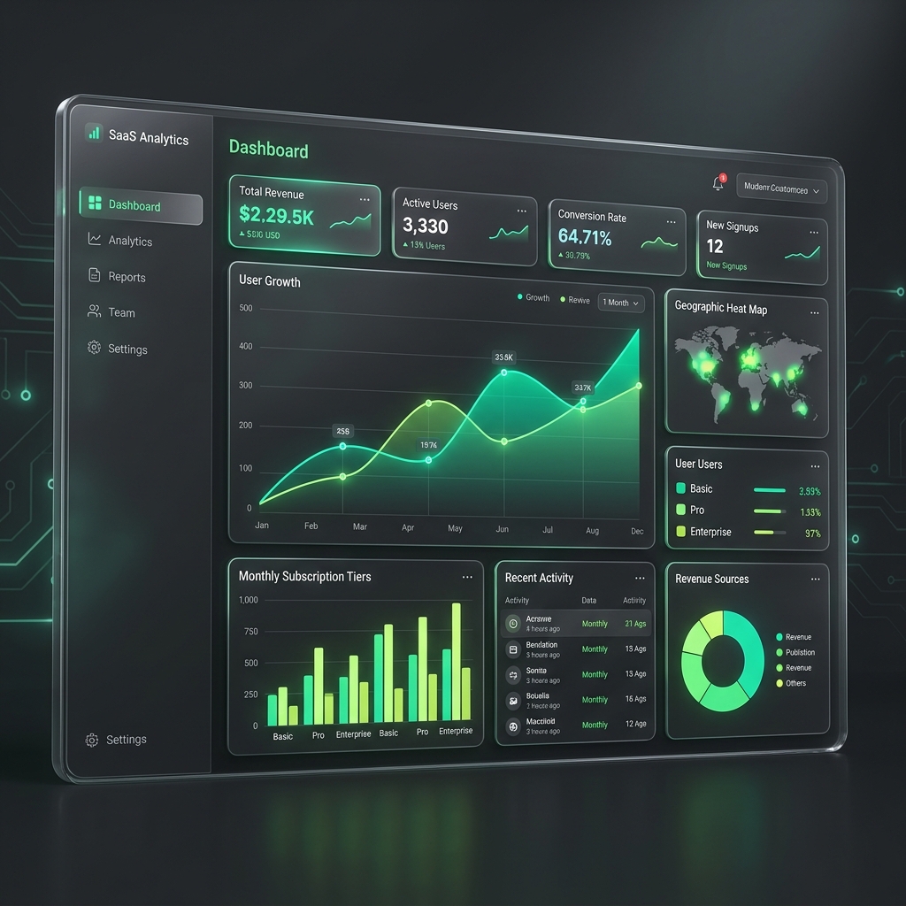 PRISMA Dashboard UI Showcase